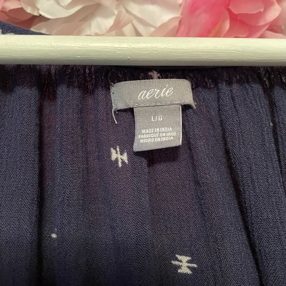 Aerie Boho Flowy Top Sz L - Picture 2 of 6